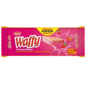 Buy Dukes Waffy Strawberry Flavoured Wafer Biscuits Online