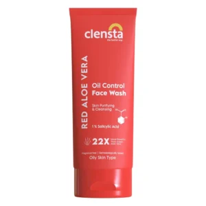 Clensta Red Aloe Vera Oil Control Face Wash - 100ml