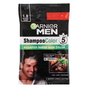 Garnier Men Shampoo Color 1.0 Natural Black? - 10  ml+10  ml- 1U