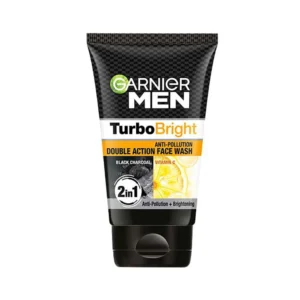 Garnier Men Turbo Bright Double Action Face Wash - 100g