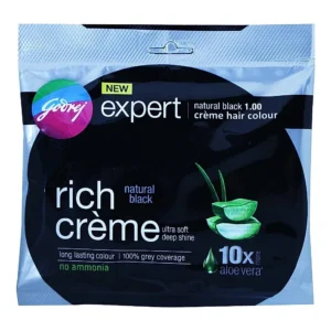 Godrej Expert Rich Creme Natural Black 1 Hair Colour - 20g