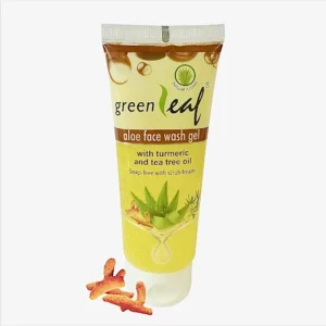 Greenleaf Aloe Face Wash Gel With Turmeric & Tea Tree Oil - 50g