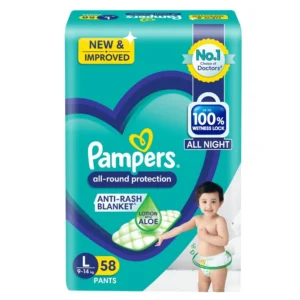 Pampers Baby Dry Pants - Large 58U