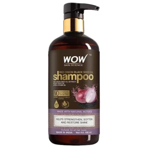 WOW Red Onion Black Seed Oil Shampoo - 500 ml