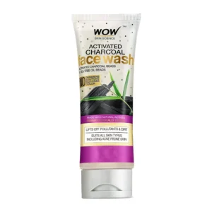 WOW Skin Science Activated Charcoal Face Wash Tube - 100ml